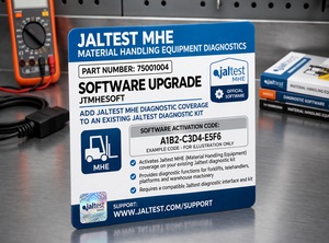 Jaltest MHE software upgrade and activation part 75001004