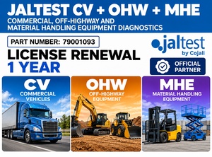 Jaltest CV OHW MHE one-year diagnostic software license renewal part 79001093