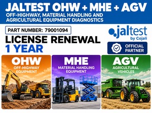 Jaltest OHW MHE AGV one-year diagnostic software license renewal part 79001094